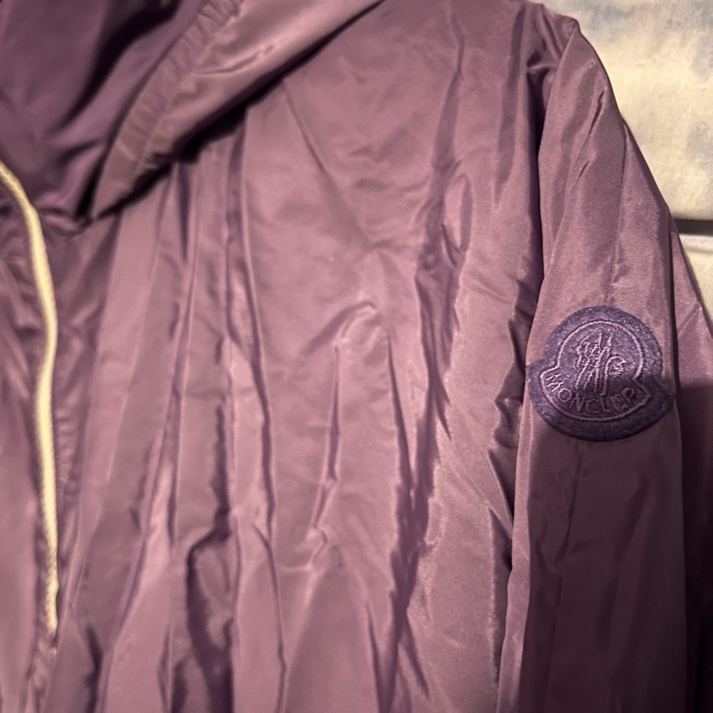 Moncler Violet Hooded Windbreaker Jacket